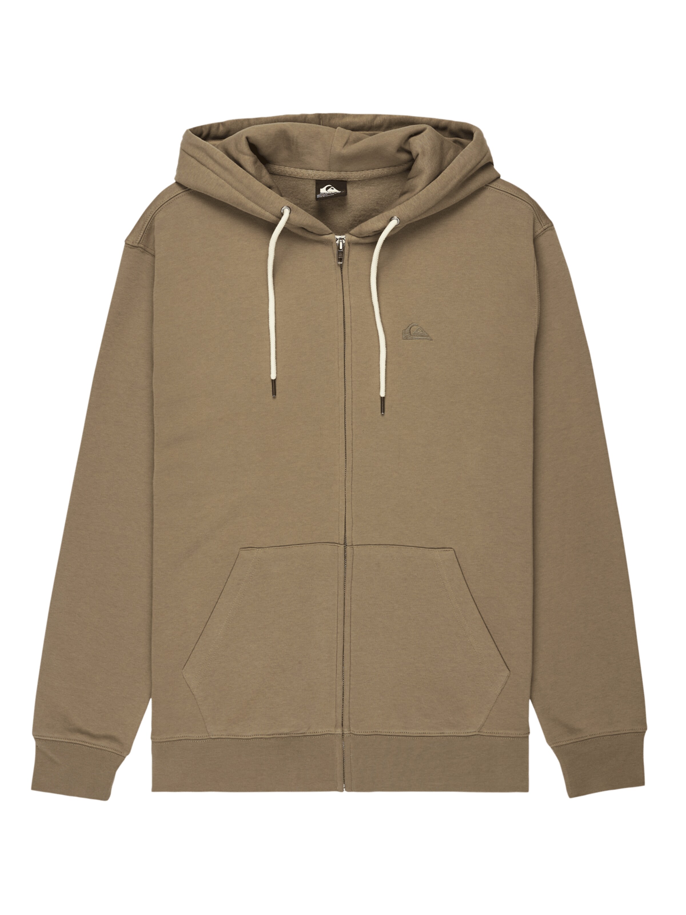 QUIKSILVER Sweatjacke 'Salt Water' in Braun: Vorderseite