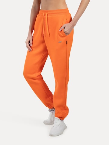 Effilé Pantalon Smilodox en orange