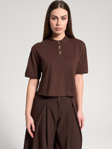 NOWIHT Shirt 'Emma'‌‌‌‌‌‌‌‌ in Braun
