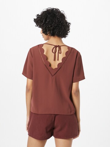 ABOUT YOU Blouse 'Rosina' in Bruin