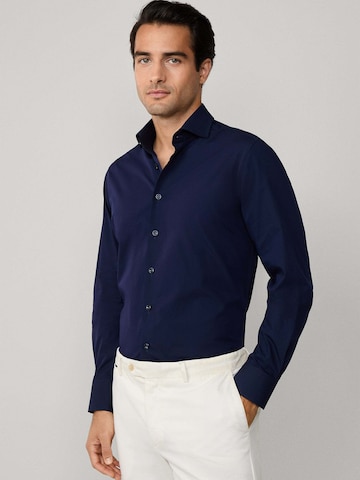 Hackett London Regular fit Overhemd in Blauw