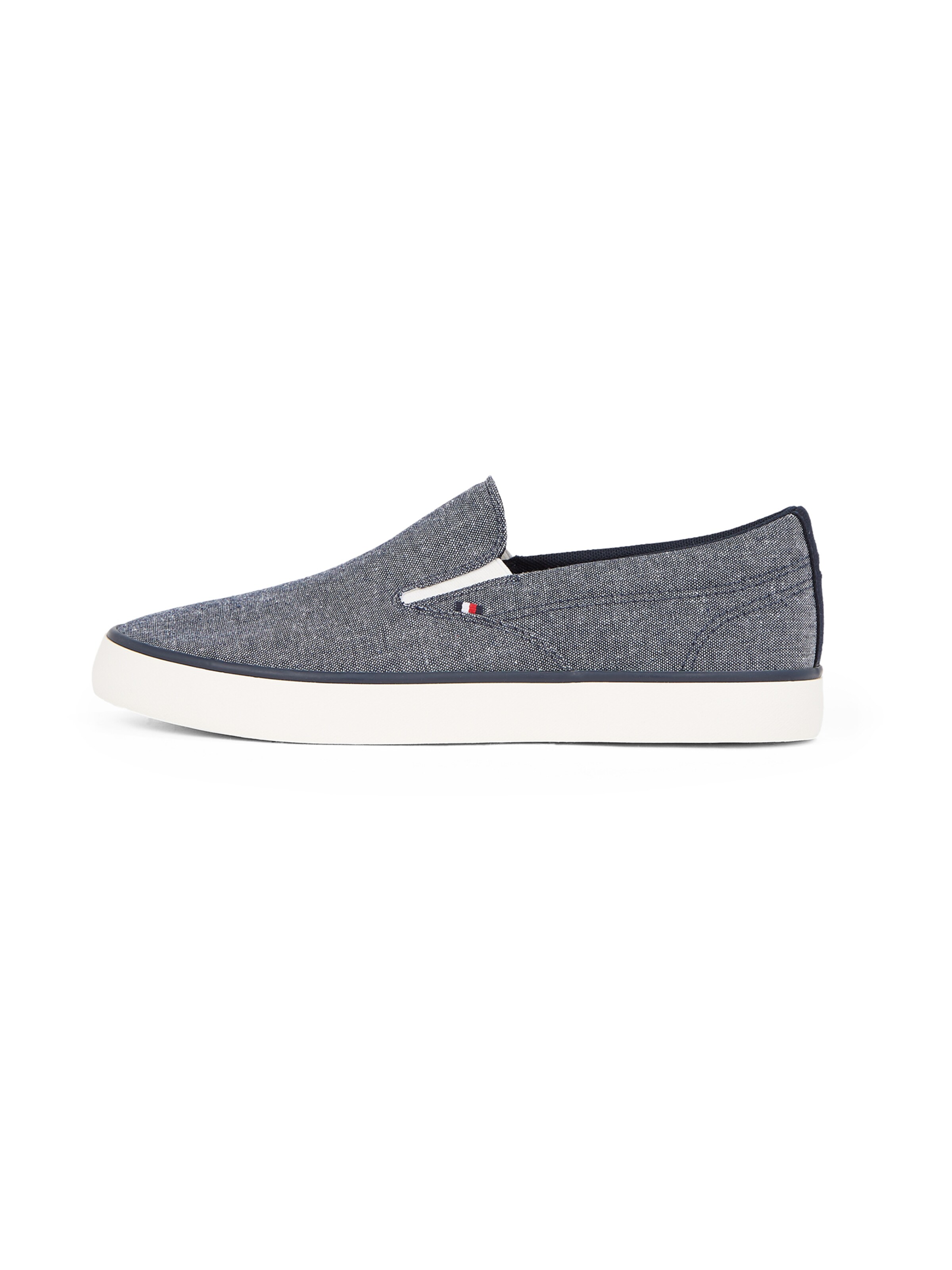 TOMMY HILFIGER Slip-on obuv - Modrá: predná strana