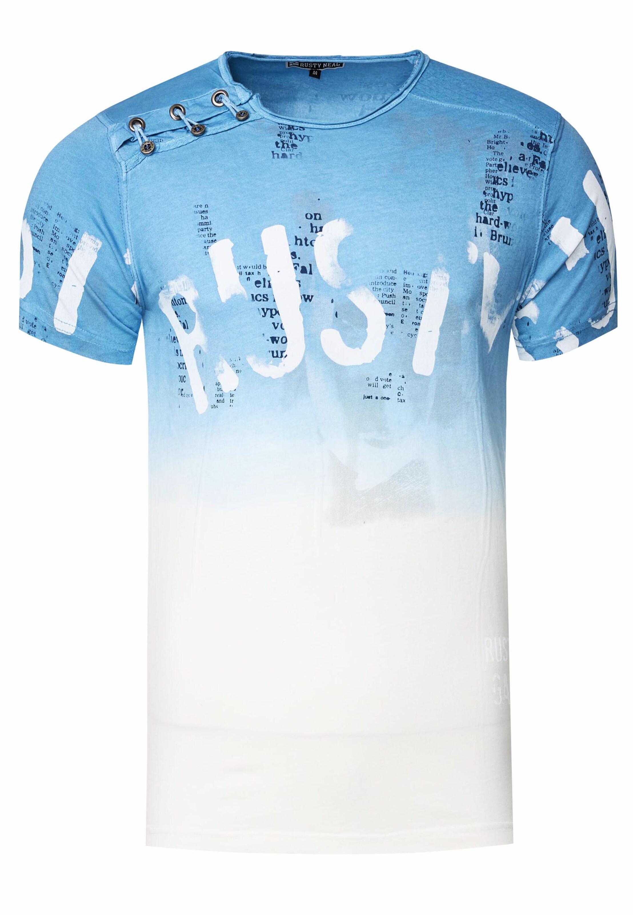 Rusty Neal Shirt in Blue: front