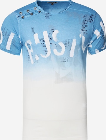 Rusty Neal Shirt in Blue: front