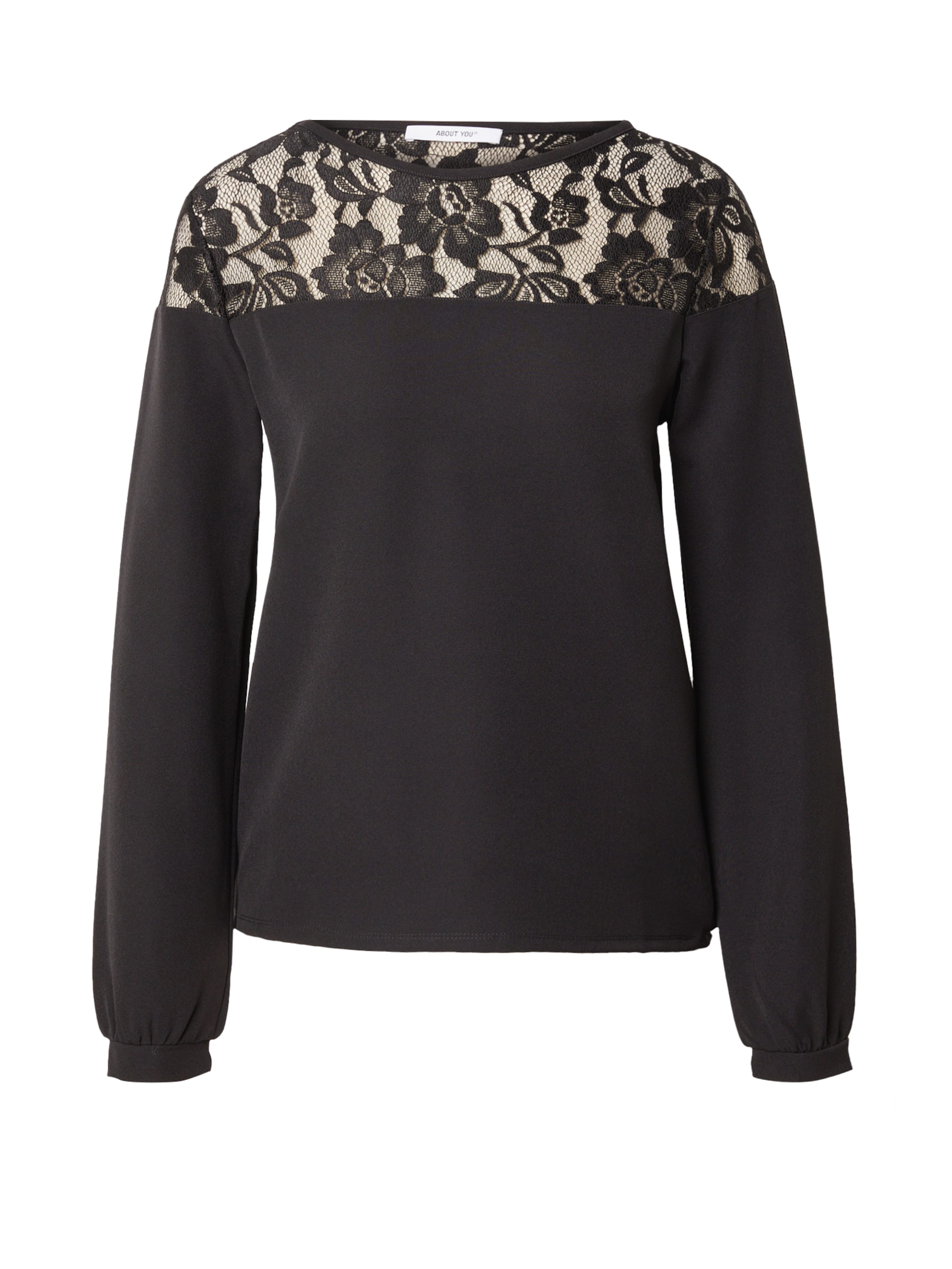 ABOUT YOU Блузка 'Jessie' в Черный: спереди