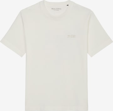 T-Shirt Marc O'Polo en blanc : devant