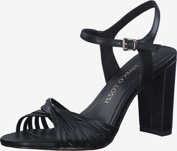 MARCO TOZZI Strap Sandals in Black: front