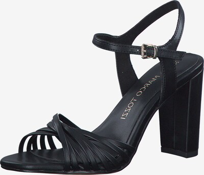 MARCO TOZZI Sandale in schwarz, Produktansicht