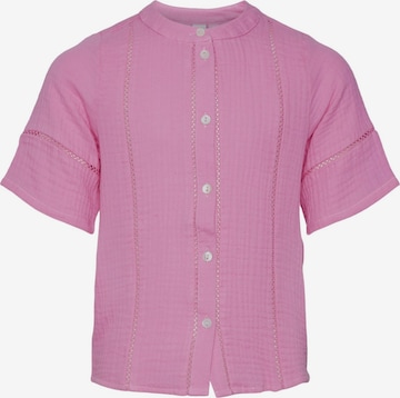 Camicia da donna 'NATALI' di Vero Moda Girl in rosa: frontale