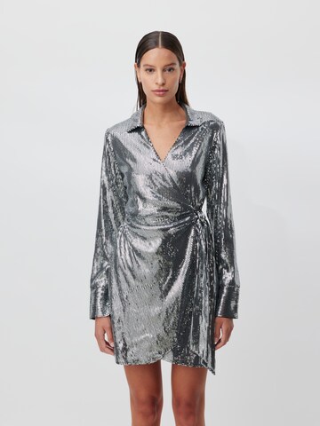 LeGer by Lena Gercke Cocktail Dress 'Meline' in Silver: front