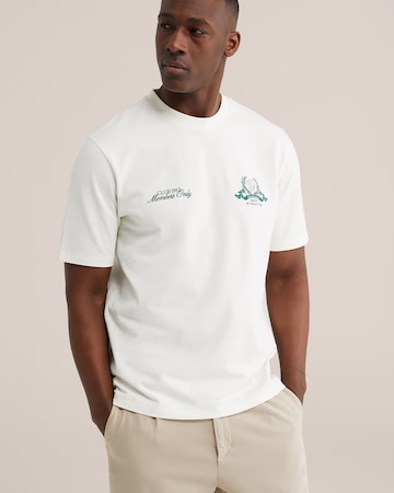 Maglietta 'Côte d'Azur' di WE Fashion in bianco