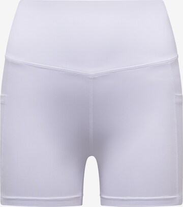 Born Living Yoga Skinny Sportshorts 'Cira' in Weiß: predná strana