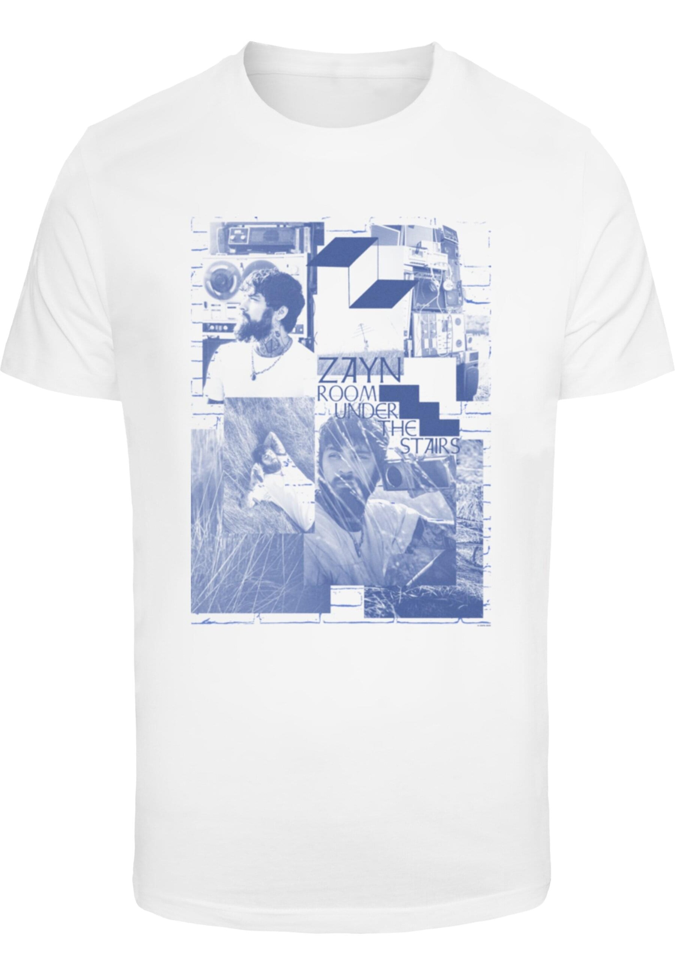 Merchcode Shirt 'Zayn' in Wit: voorkant