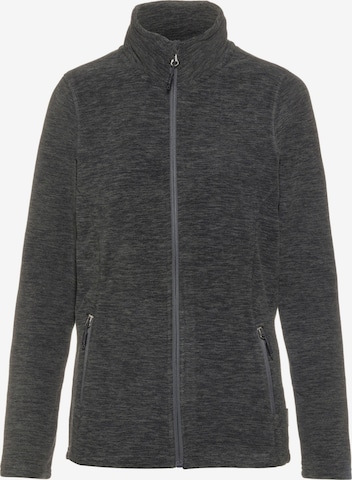 KILLTEC Functionele fleece jas in Zwart: voorkant