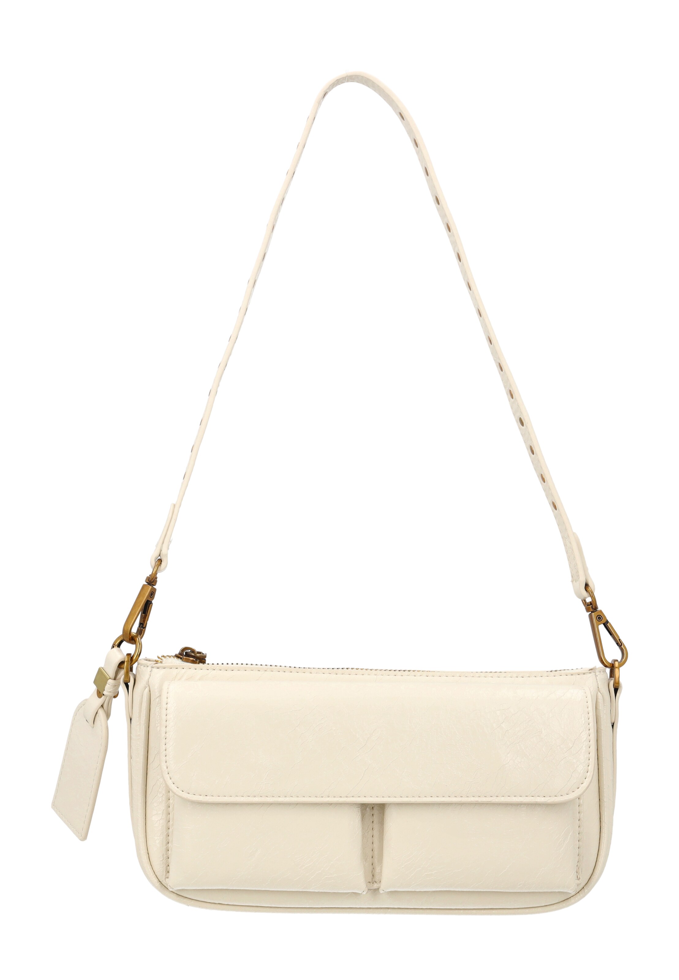 Usha - Bolso de hombro en blanco: frente