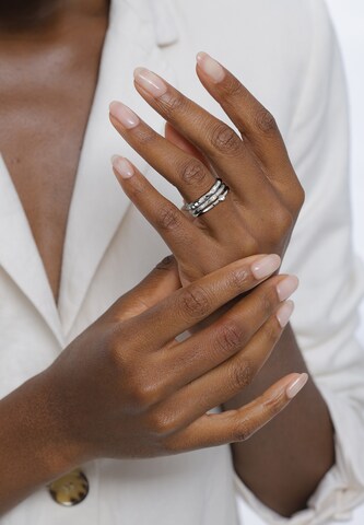 Bague ELLI en argent : devant