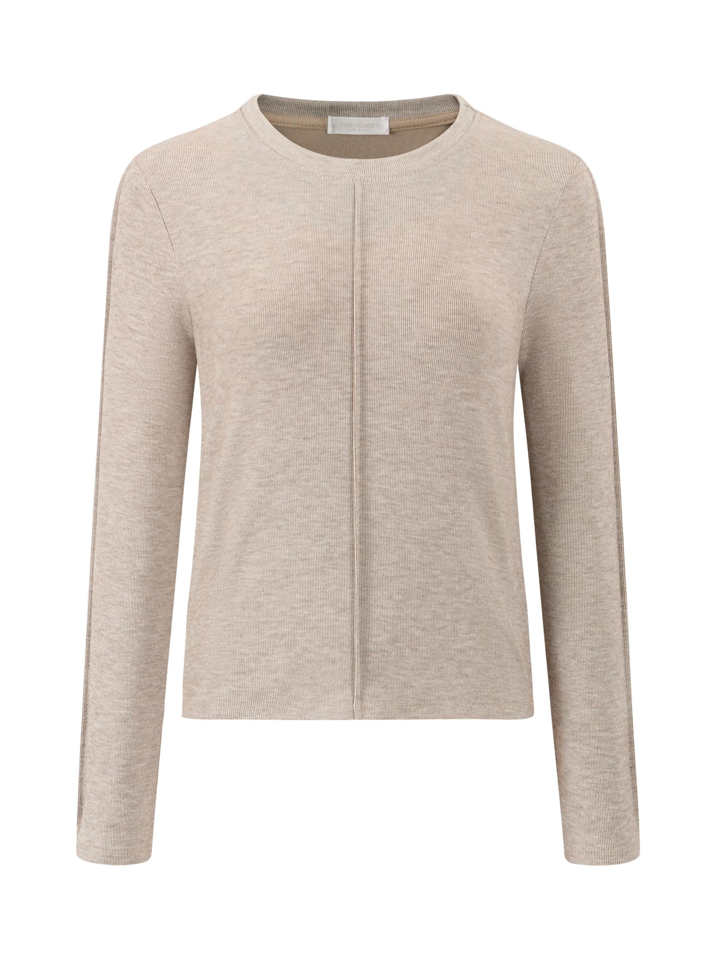 SASSYCLASSY Shirt in taupe, Produktansicht