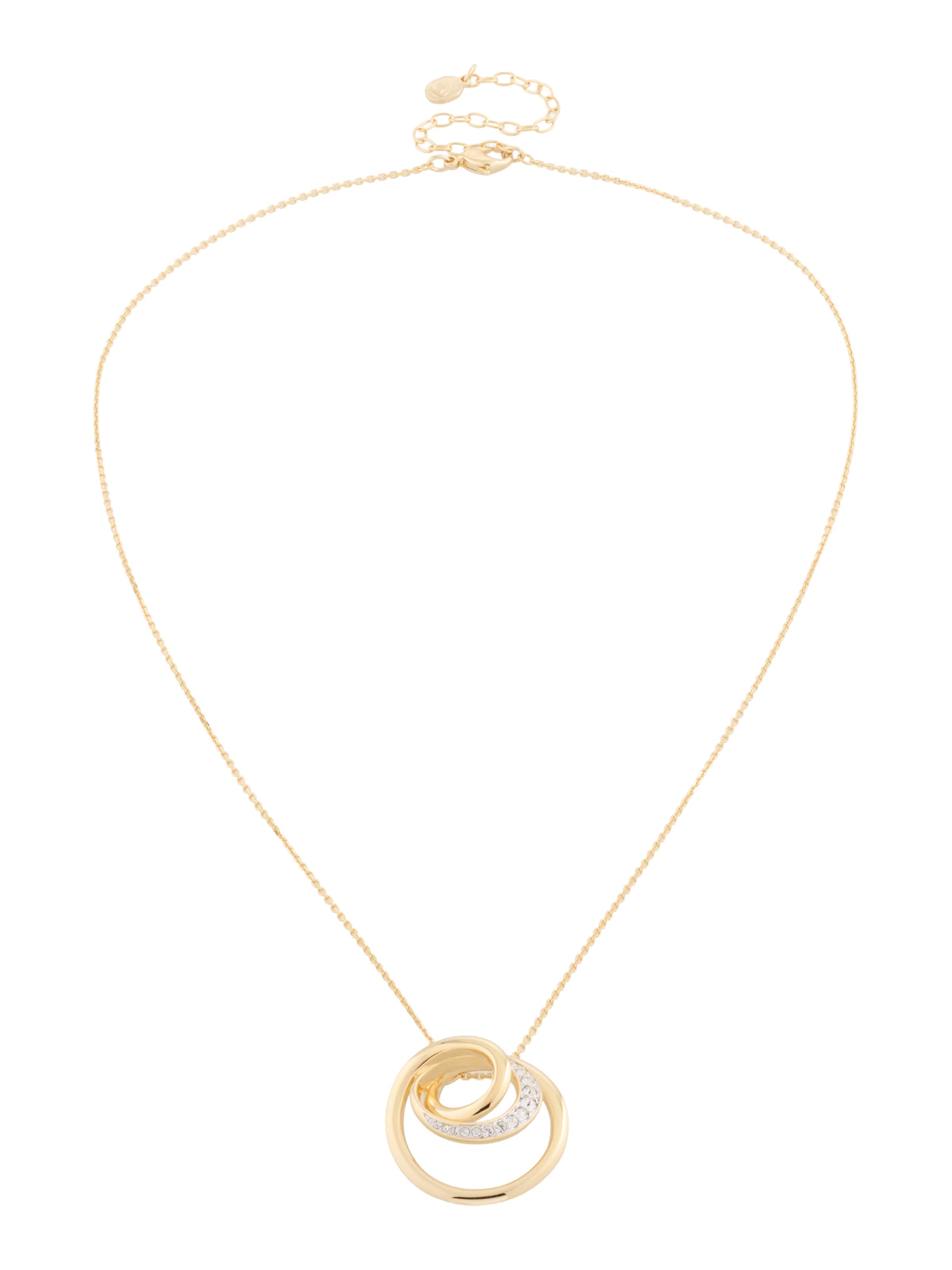 Lanțuri Swarovski pe auriu / transparent, Vizualizare produs