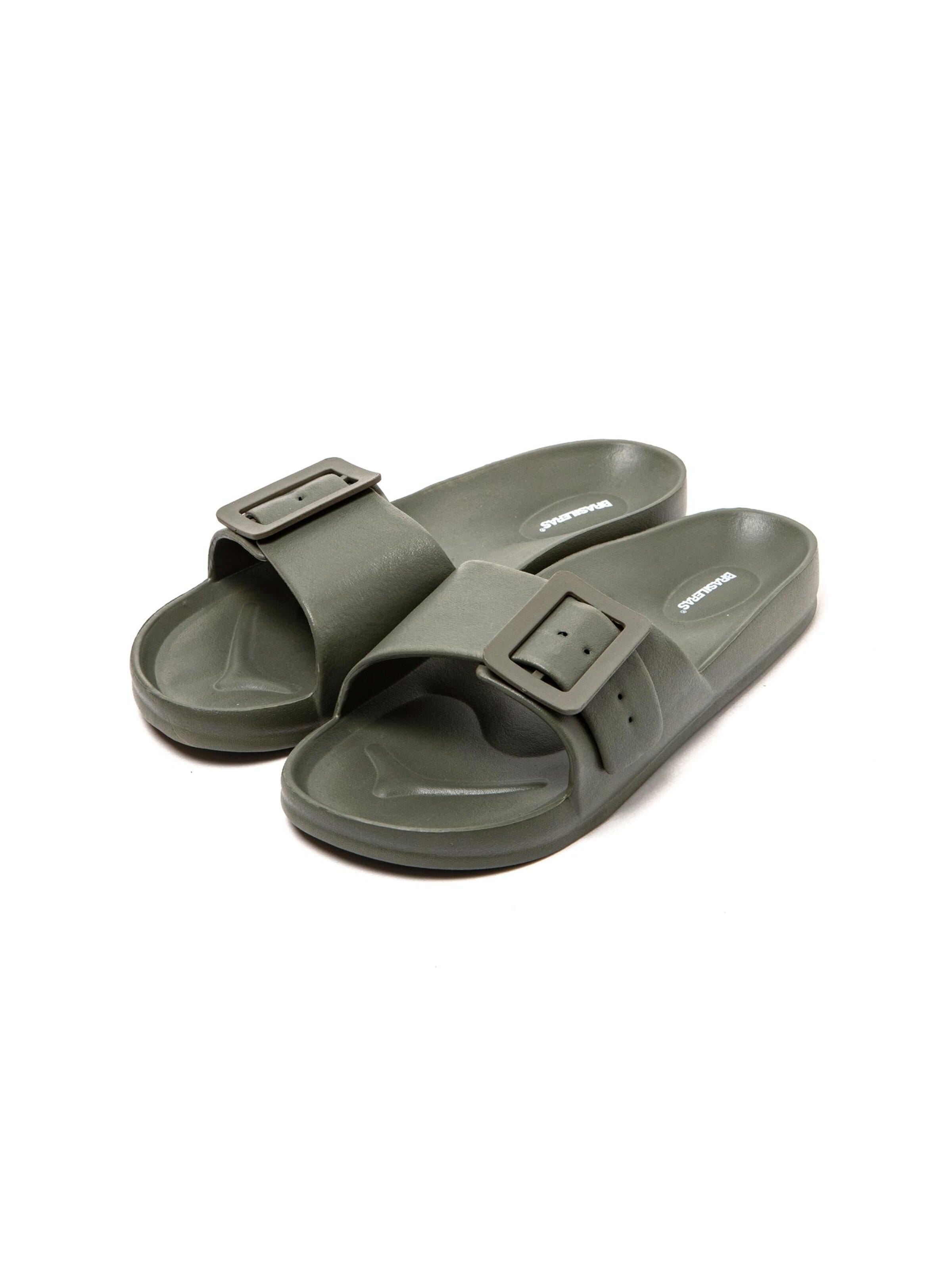 Brasileras - Zapatos abiertos 'Funflop' en verde