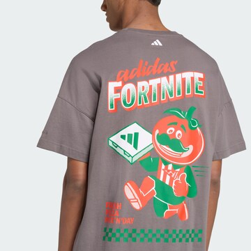 T-Shirt fonctionnel 'Adidas X Fortnite' ADIDAS SPORTSWEAR en gris