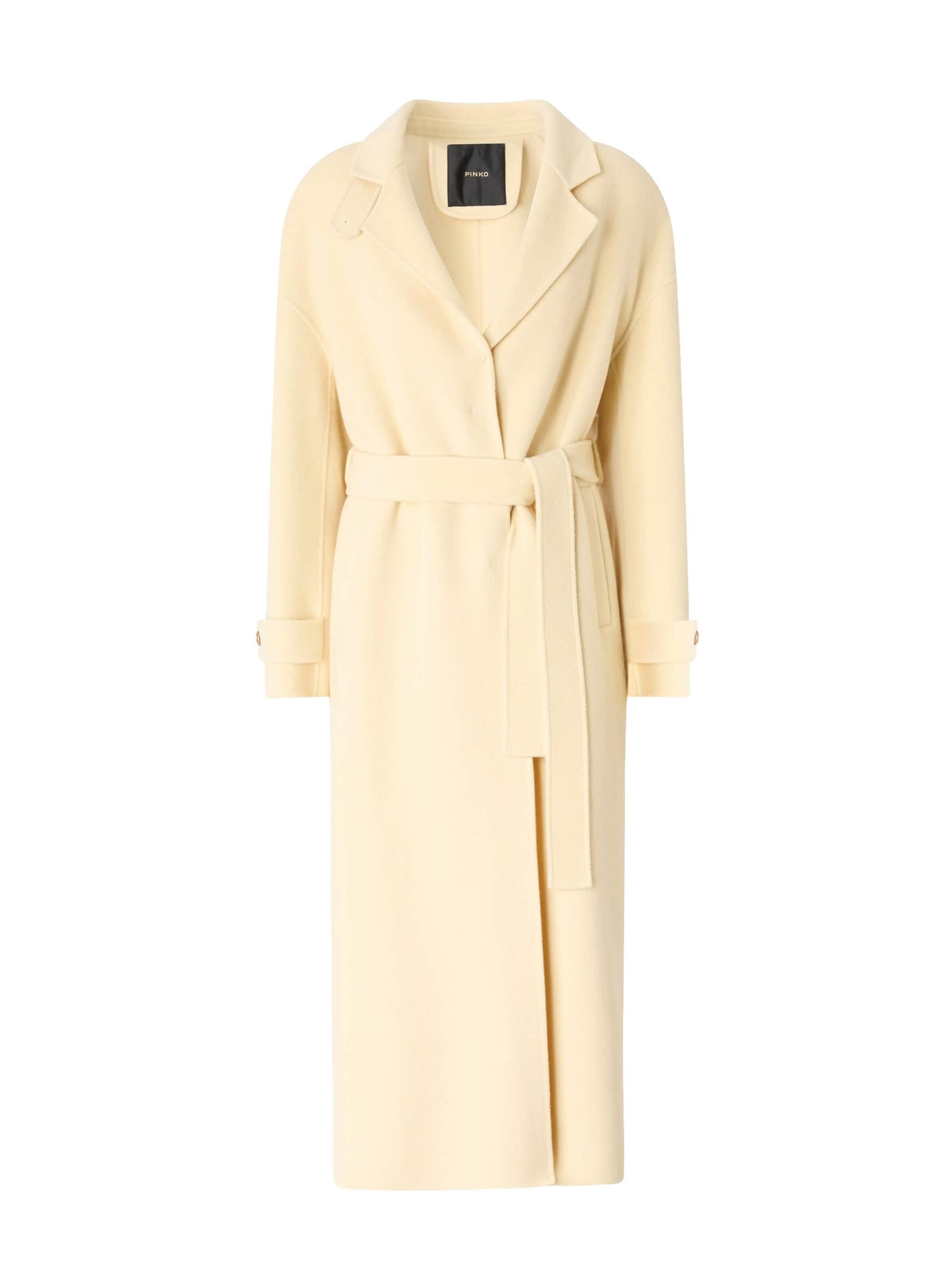 PINKO Vinterkappa 'CASELLA' i beige: framsida