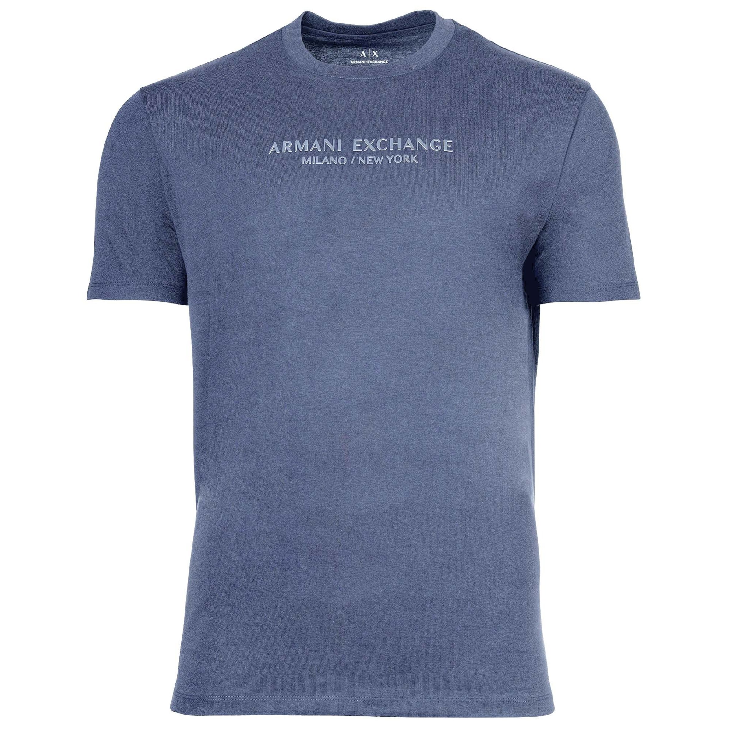 ARMANI EXCHANGE Tričko – modrá: přední strana