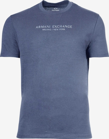 ARMANI EXCHANGE Tričko – modrá: přední strana