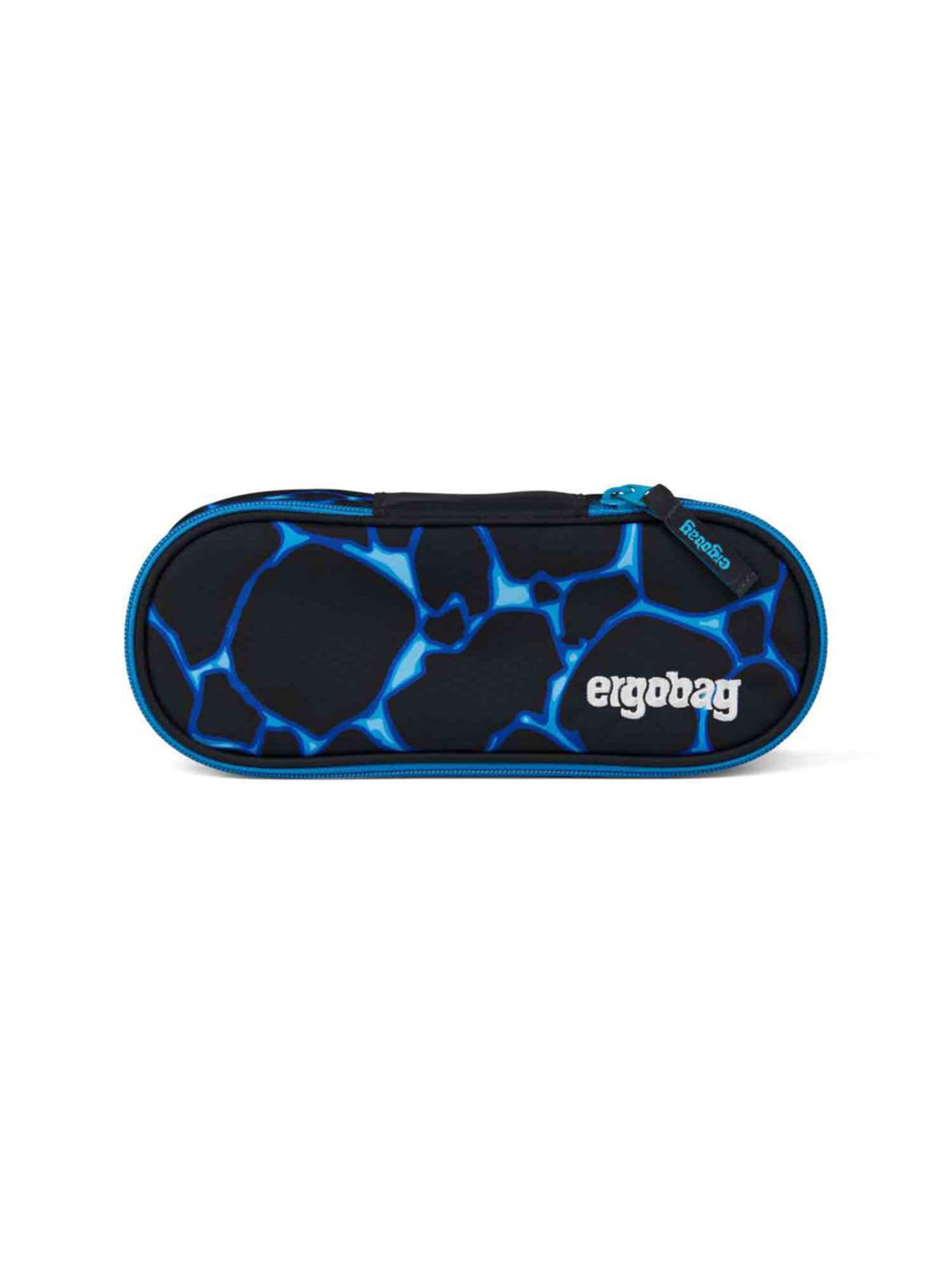 ergobag Backpack 'Maxi Schulrucksack Set 6tlg.' in Blue