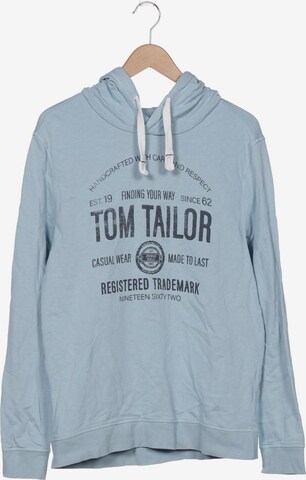 TOM TAILOR Sweatshirt & Zip-Up Hoodie in XL in Blue: front