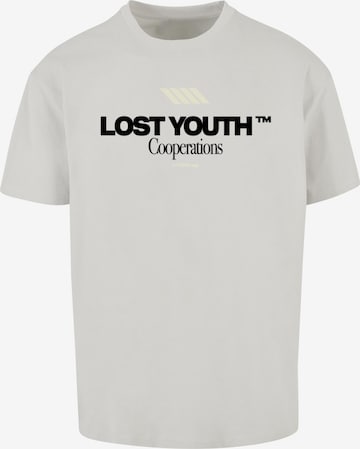 pelēks Lost Youth T-Krekls: no priekšpuses