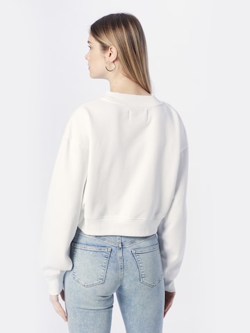 Calvin Klein Jeans Sweatshirt i vit