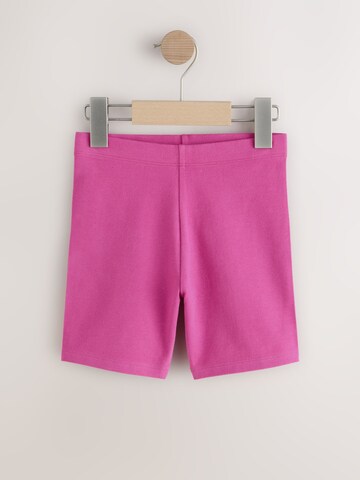 Next Slimfit Spodnie w kolorze różowy