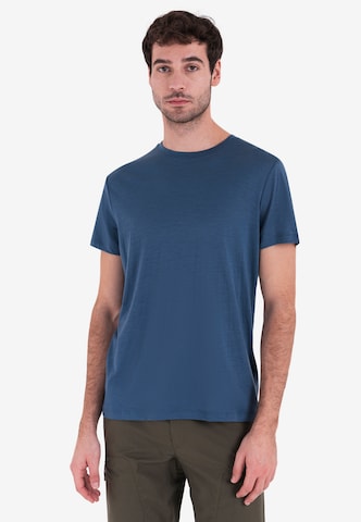ICEBREAKER - Camisa funcionais 'Tech Lite III' em azul: frente
