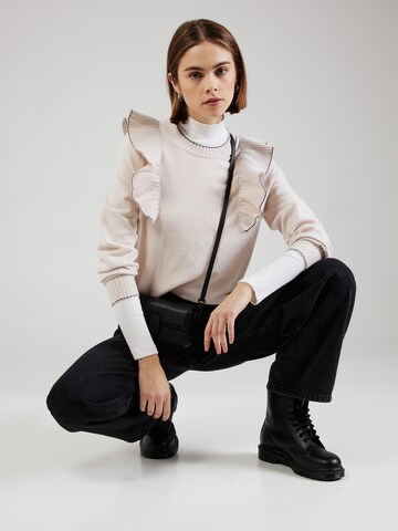 ONLY Tröja 'ONLAma' i beige