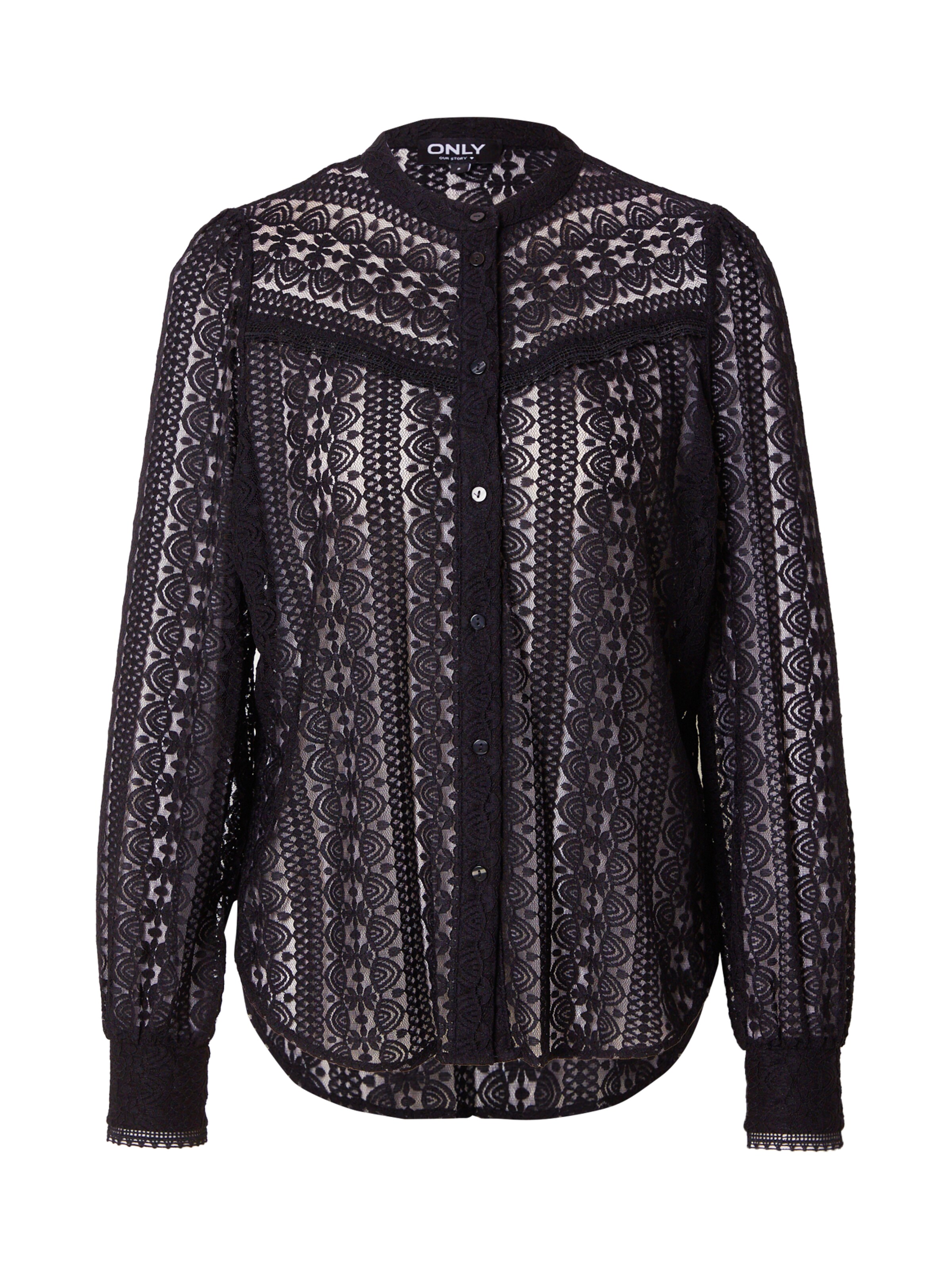 Camicia da donna 'ONLReba' di ONLY in nero: frontale