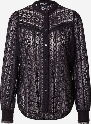 ONLY Bluse 'ONLReba' in Schwarz: Vorderseite