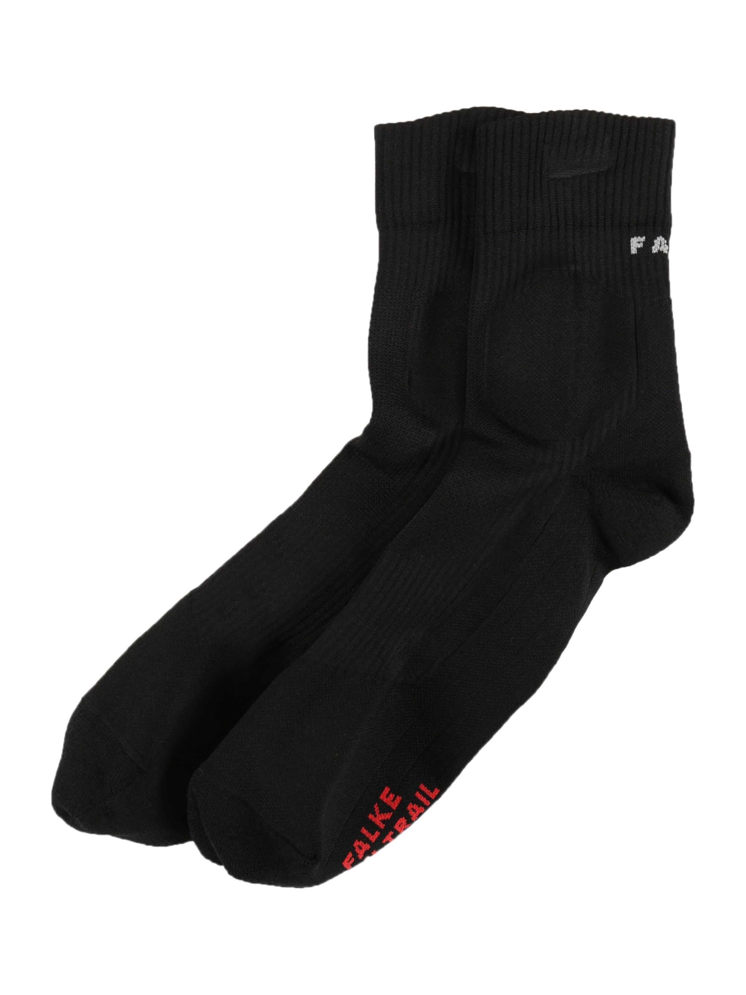 FALKE Athletic Socks in Black: front