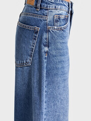 IT'S BASIC Loosefit Jeans 'Skater High Rise Jeans' in Blauw