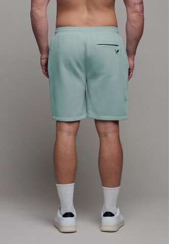 Distorted People Regular Trousers in Green