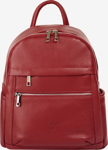 Samantha Look Backpack in Red: front
