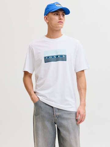 T-Shirt 'JCOFusion' JACK & JONES en blanc : devant