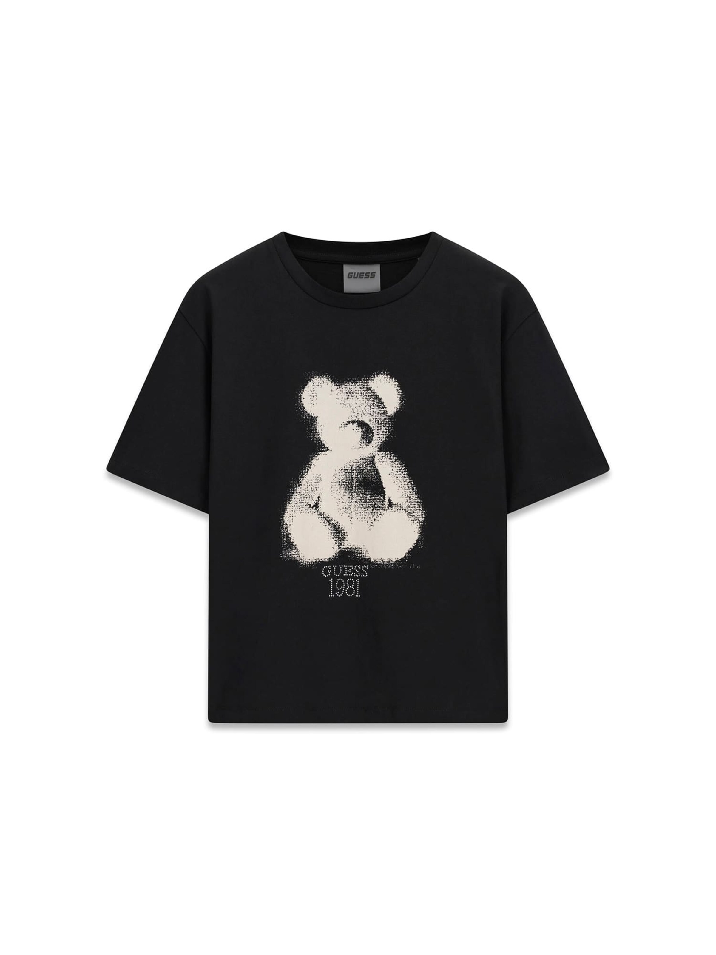 GUESS T-Shirt in Schwarz: Vorderseite