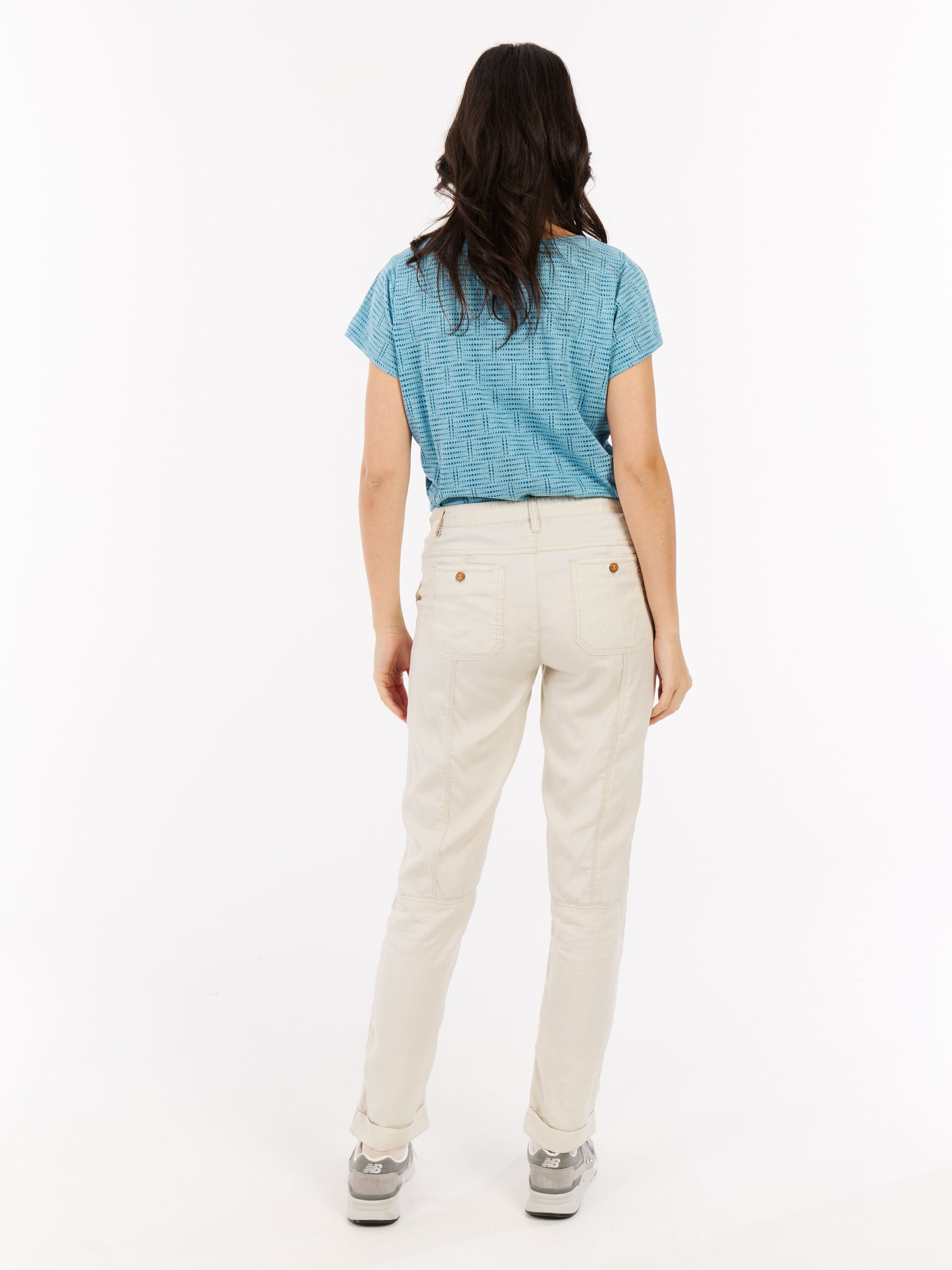PROTEST Regular Pants 'PRTLeaf' in White