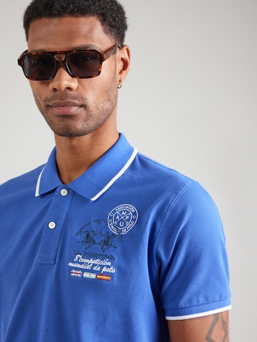 La Martina Poloshirt in Blau