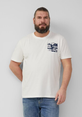 s.Oliver Shirt in Wit: voorkant