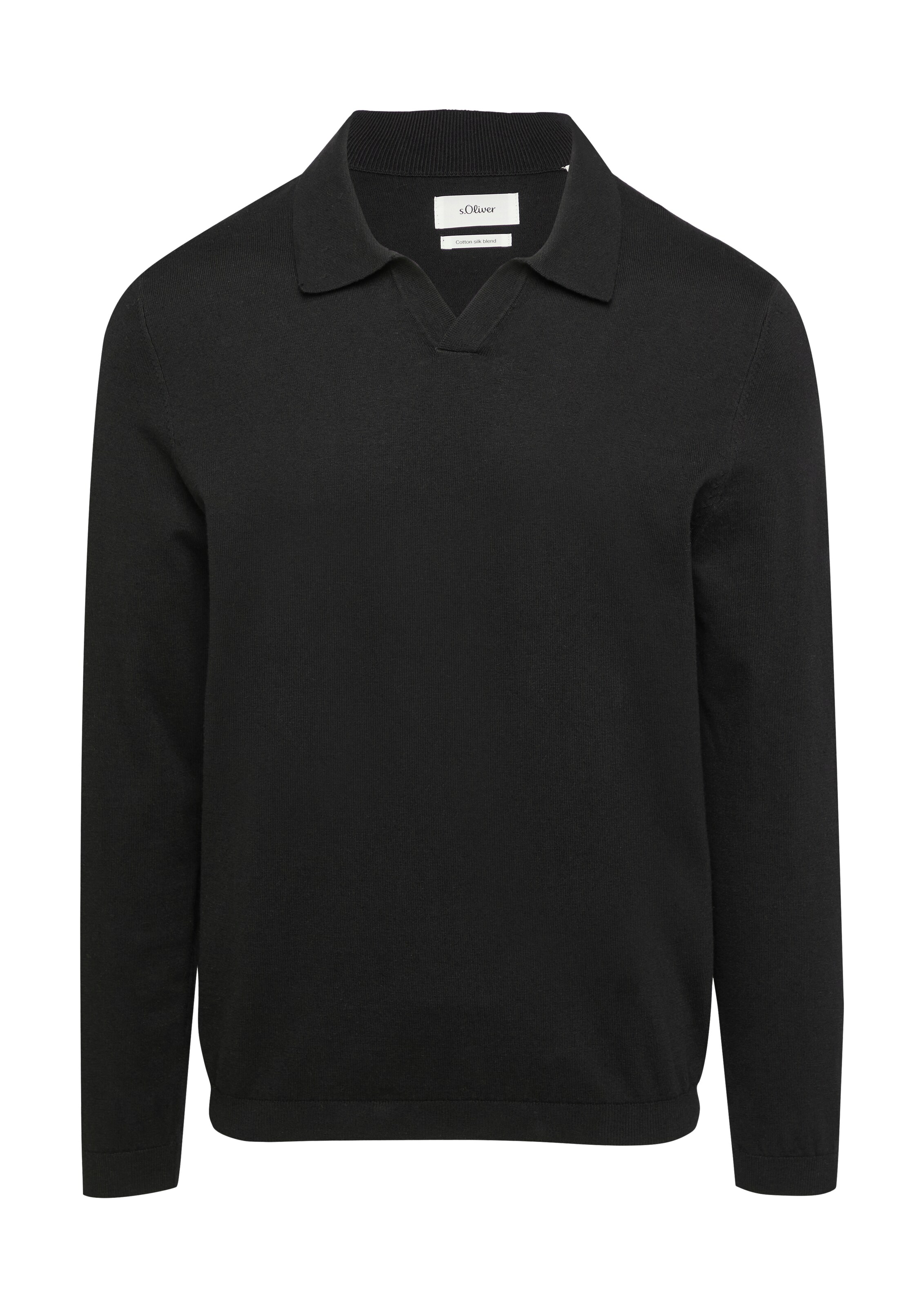 s.Oliver BLACK LABEL Pullover in Schwarz: Vorderseite