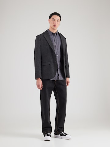 GUESS Regular fit Overhemd in Grijs