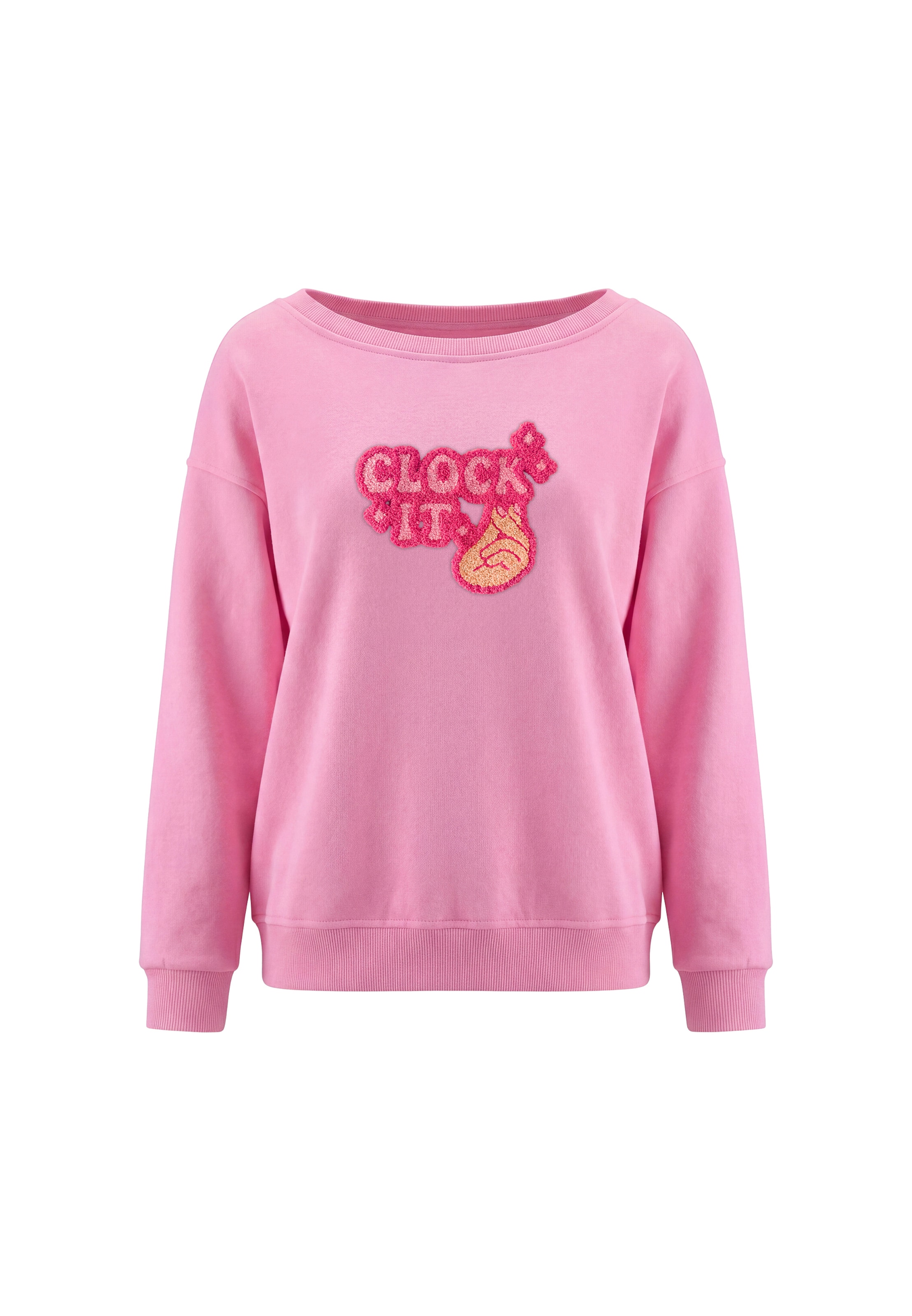 MYMO Sweatshirt in Roze: voorkant
