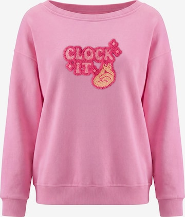 MYMO Sweatshirt in Roze: voorkant