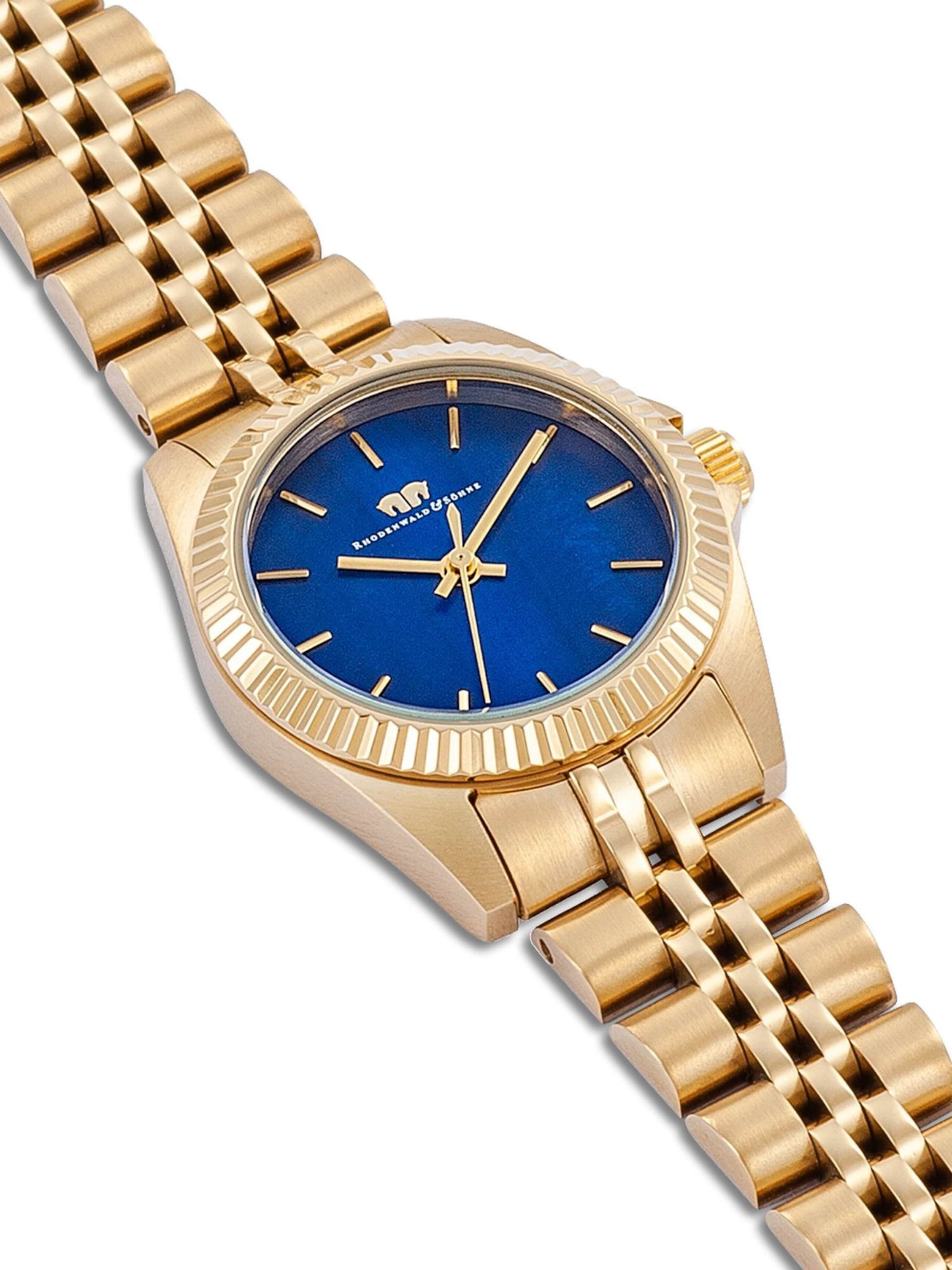 Rhodenwald & Söhne Analoog horloge in Goud